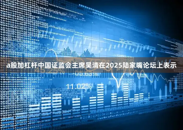 a股加杠杆中国证监会主席吴清在2025陆家嘴论坛上表示